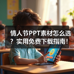 情人节PPT素材怎么选？实用免费下载指南！（图1）