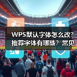 WPS默认字体怎么改？推荐字体有哪些？常见问题怎么解决？（图4）