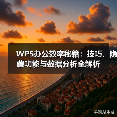 WPS办公效率秘籍：技巧、隐藏功能与数据分析全解析（图3）