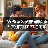 WPS怎么设置横向页面？文档表格PPT横向布局教程（图1）