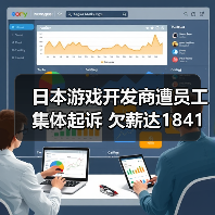 日本游戏开发商遭员工集体起诉 欠薪达1841万日元（图3）