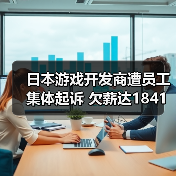 日本游戏开发商遭员工集体起诉 欠薪达1841万日元（图1）