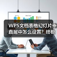 WPS文档表格幻灯片垂直居中怎么设置？终极技巧全解析（图2）