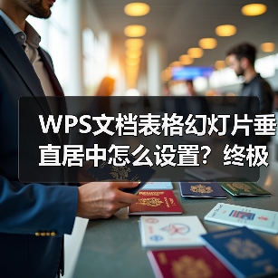 WPS文档表格幻灯片垂直居中怎么设置？终极技巧全解析（图4）