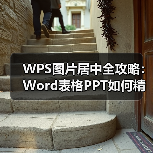 WPS图片居中全攻略：Word表格PPT如何精准对齐？（图4）