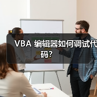 VBA 编辑器如何调试代码？（图1）