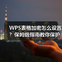 WPS表格加密怎么设置？保姆级指南教你保护敏感数据（图4）