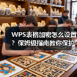 WPS表格加密怎么设置？保姆级指南教你保护敏感数据（图2）