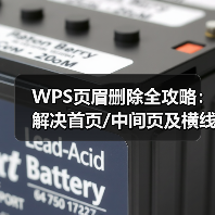WPS页眉删除全攻略：解决首页/中间页及横线问题（图2）