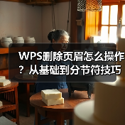 WPS删除页眉怎么操作？从基础到分节符技巧全解析（图4）
