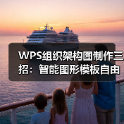 WPS组织架构图制作三招：智能图形模板自由绘制（图1）