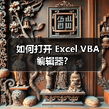 如何打开 Excel VBA 编辑器？（图2）