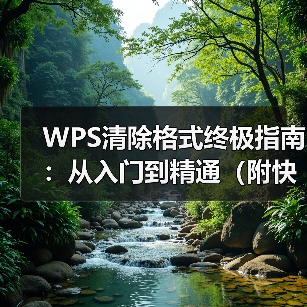 WPS清除格式终极指南:从入门到精通(附快捷键)(图3) WPS清除格式终极指南:从入门到精通(附快捷键)(图3)