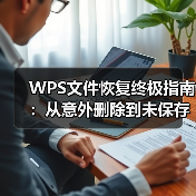 WPS文件恢复终极指南:从意外删除到未保存,4种场景全覆盖(图2) WPS文件恢复终极指南:从意外删除到未保存,4种场景全覆盖(图2)
