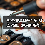 WPS怎么打开？从入门到精通，解决你所有“打不开”的烦恼（图2）
