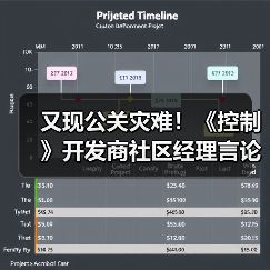 又现公关灾难!《控制》开发商社区经理言论引爆众怒(图1) 又现公关灾难!《控制》开发商社区经理言论引爆众怒(图1)