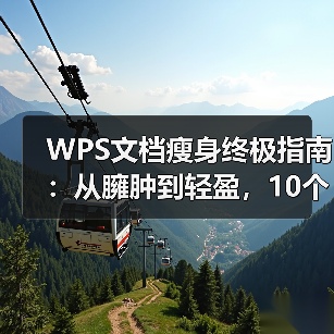 WPS文档瘦身终极指南:从臃肿到轻盈,10个技巧让你的文件瞬间减小90%(图4) WPS文档瘦身终极指南:从臃肿到轻盈,10个技巧让你的文件瞬间减小90%(图4)