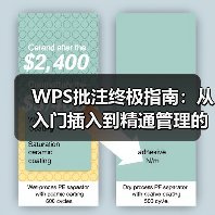 WPS批注终极指南:从入门插入到精通管理的全面教程(图3) WPS批注终极指南:从入门插入到精通管理的全面教程(图3)