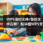 WPS临时文件/备份文件在哪？超详细WPS文件恢复指南 (2024更新)（图2）