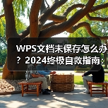WPS文档未保存怎么办?2024终极自救指南:从闪退恢复到永久预防(图4) WPS文档未保存怎么办?2024终极自救指南:从闪退恢复到永久预防(图4)