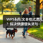 WPS粘贴文本格式混乱?解决快捷键失灵与一劳永逸方法(图3) WPS粘贴文本格式混乱?解决快捷键失灵与一劳永逸方法(图3)