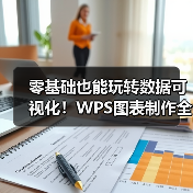 零基础也能玩转数据可视化!WPS图表制作全攻略(图1) 零基础也能玩转数据可视化!WPS图表制作全攻略(图1)