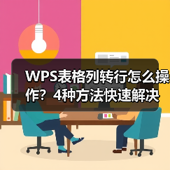 WPS表格列转行怎么操作?4种方法快速解决(图2) WPS表格列转行怎么操作?4种方法快速解决(图2)