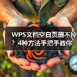 WPS文档空白页删不掉?4种方法手把手教你解决!(图1) WPS文档空白页删不掉?4种方法手把手教你解决!(图1)