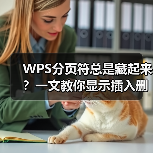 WPS分页符总是藏起来？一文教你显示插入删除技巧（图2）