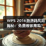 WPS 2016激活码风险揭秘:免费版够用吗?(图2) WPS 2016激活码风险揭秘:免费版够用吗?(图2)
