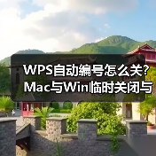 WPS自动编号怎么关？Mac与Win临时关闭与永久禁用方法（图1）