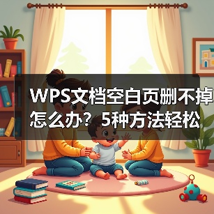 WPS文档空白页删不掉怎么办？5种方法轻松搞定（图2）