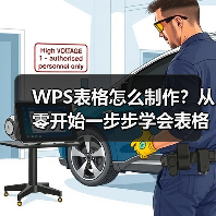 WPS表格怎么制作?从零开始一步步学会表格设计技巧(图1) WPS表格怎么制作?从零开始一步步学会表格设计技巧(图1)