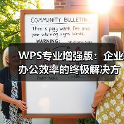 WPS专业增强版:企业办公效率的终极解决方案?(图1) WPS专业增强版:企业办公效率的终极解决方案?(图1)