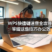 WPS快捷键速查全攻略：掌握这些技巧办公效率翻倍（图4）