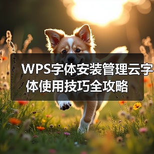 WPS字体安装管理云字体使用技巧全攻略（图4）