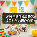 WPS自动生成目录怎么设置？Mac用户必学技巧（图1）