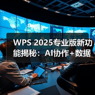 WPS 2025专业版新功能揭秘:AI协作+数据处理升级(图3) WPS 2025专业版新功能揭秘:AI协作+数据处理升级(图3)