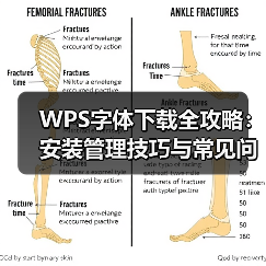 WPS字体下载全攻略：安装管理技巧与常见问题解决（图1）