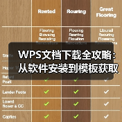 WPS文档下载全攻略:从软件安装到模板获取的实用指南(图3) WPS文档下载全攻略:从软件安装到模板获取的实用指南(图3)