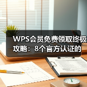WPS会员免费领取终极攻略:8个官方认证的有效方法(图4) WPS会员免费领取终极攻略:8个官方认证的有效方法(图4)